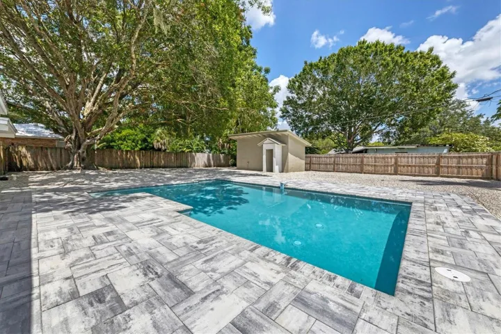 Pool and pavers for play! (pool is not heated)