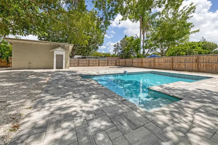 Pool and pavers for play! (pool is not heated)