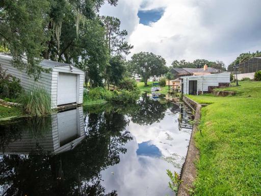 Canal view from back yard