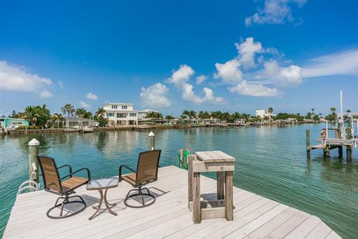 Private dock on canal
