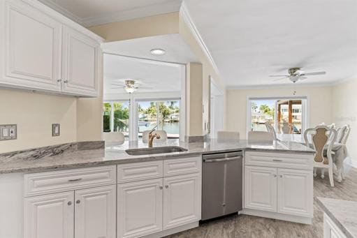 Kitchen looking toward dining room