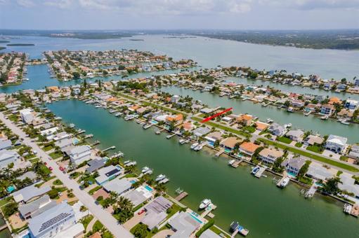 Aerial looking northeast toward the Intracoastal