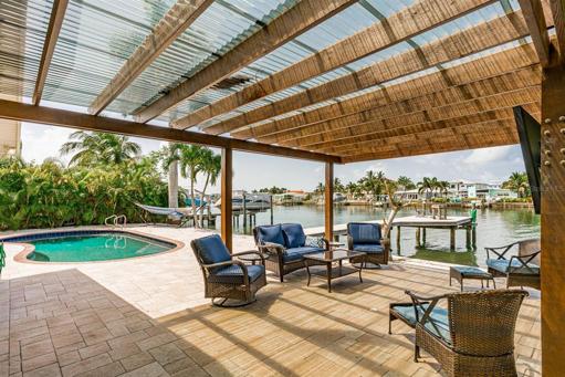 Outdoor entertainment area