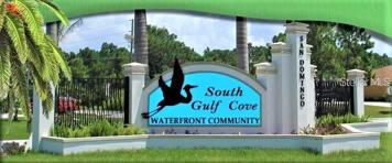 One of many South Gulf Cove Community Entrances off Gasparilla Rd