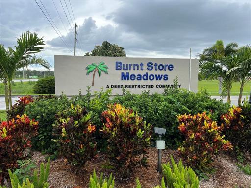 Entrance to the community
