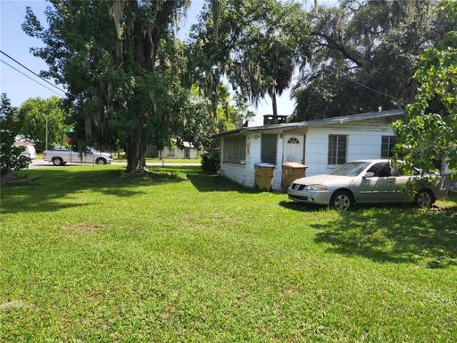 side view and front yard
