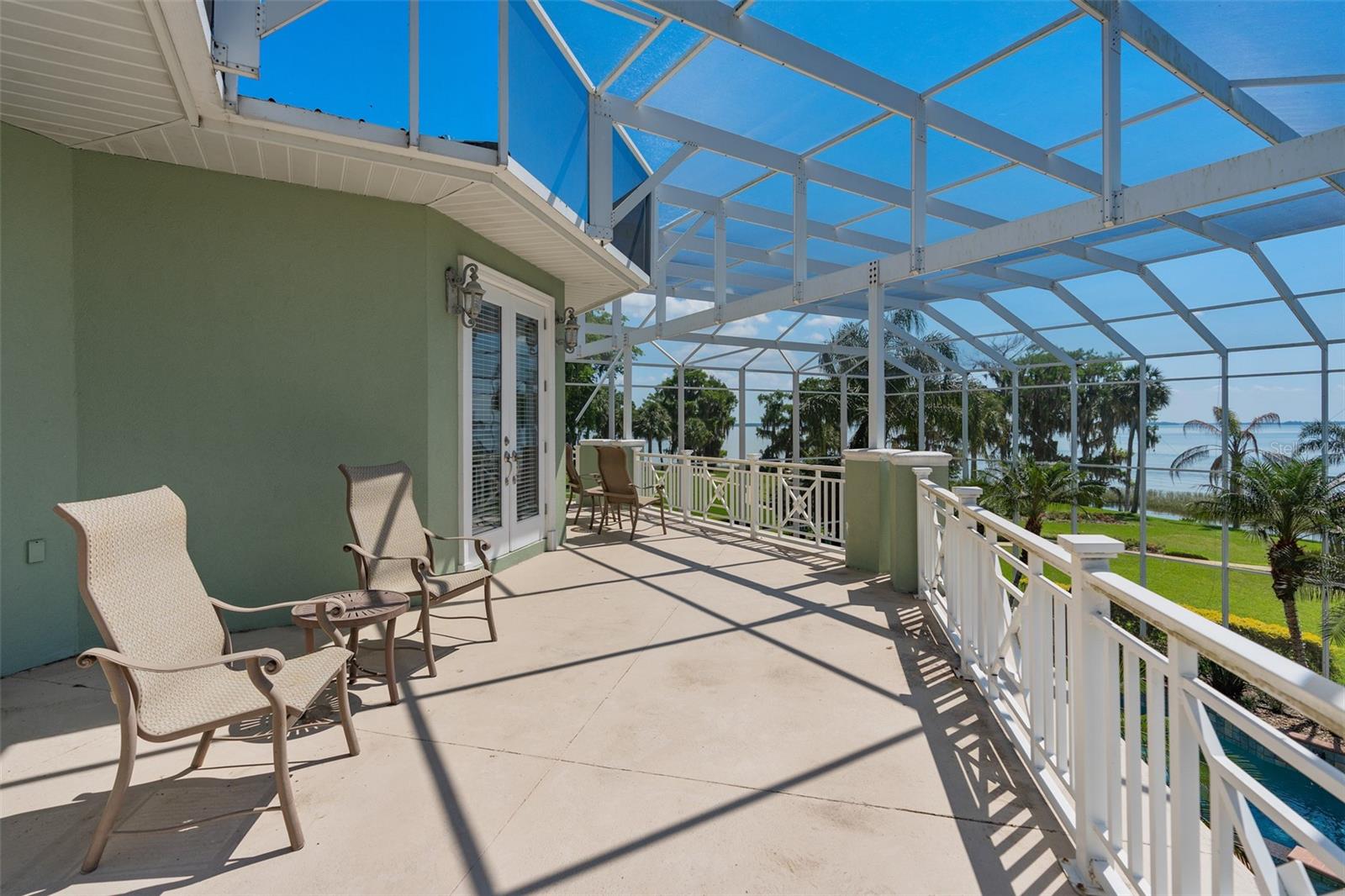 View from Rear Porch and Shared with 3 Guest Rooms