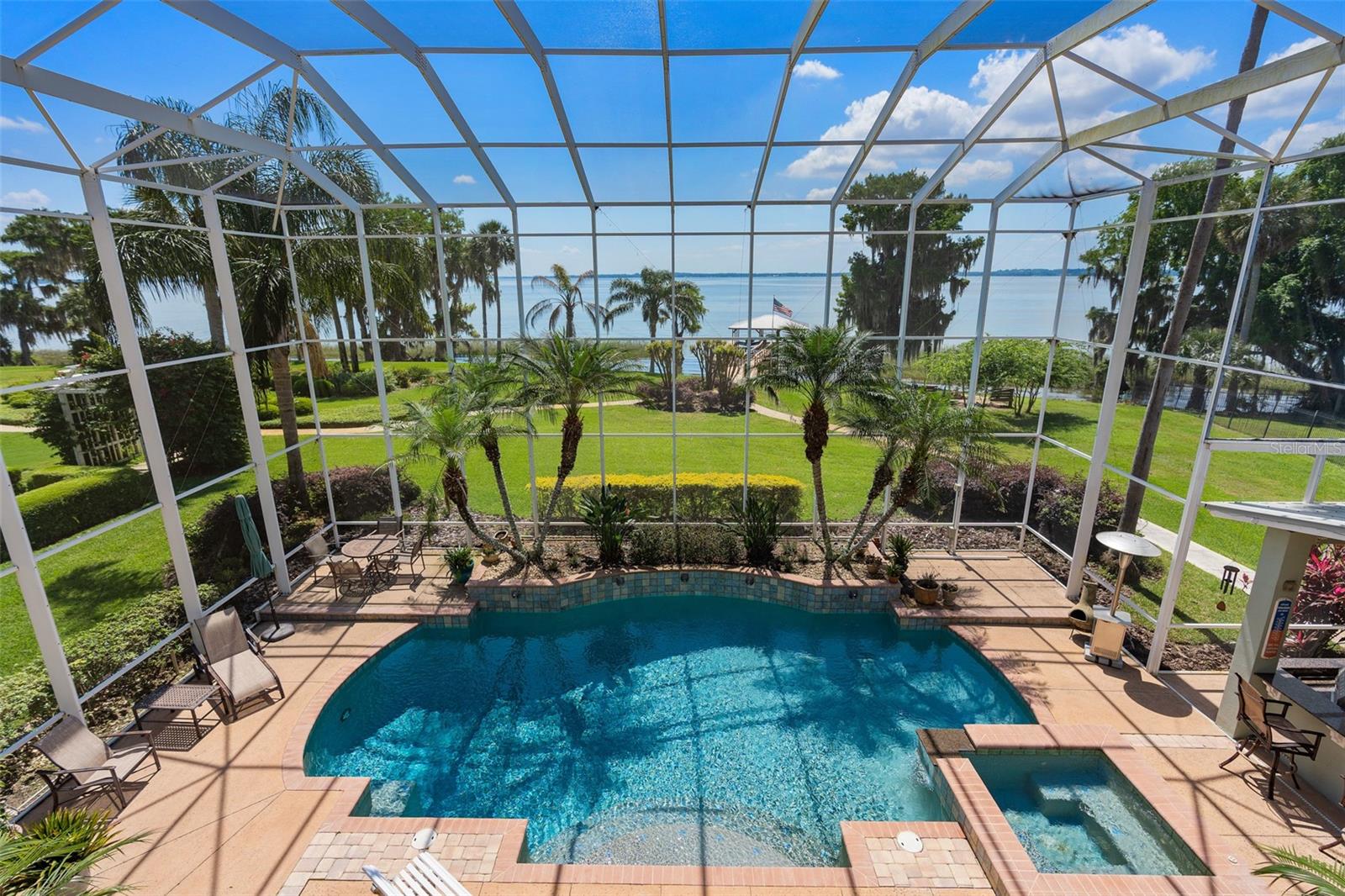 View from Rear Porch and Shared with 3 Guest Rooms