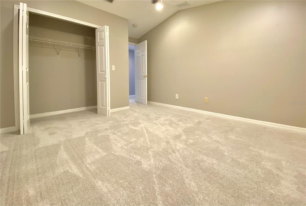 Third Bedroom with new carpet