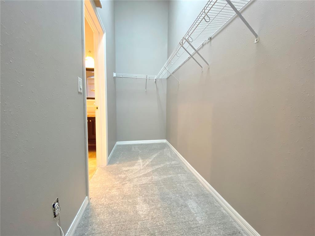 Spacious master closet