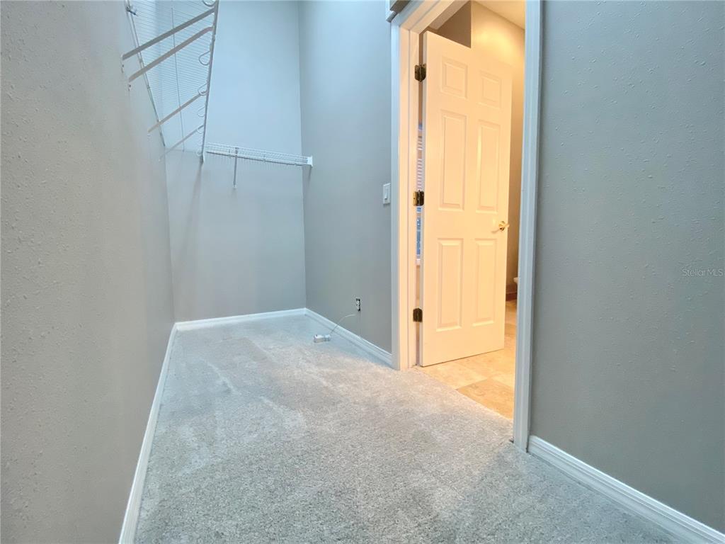 Spacious master closet