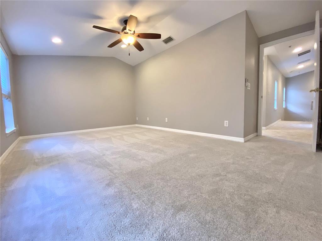 Master Bedroom with new carpet