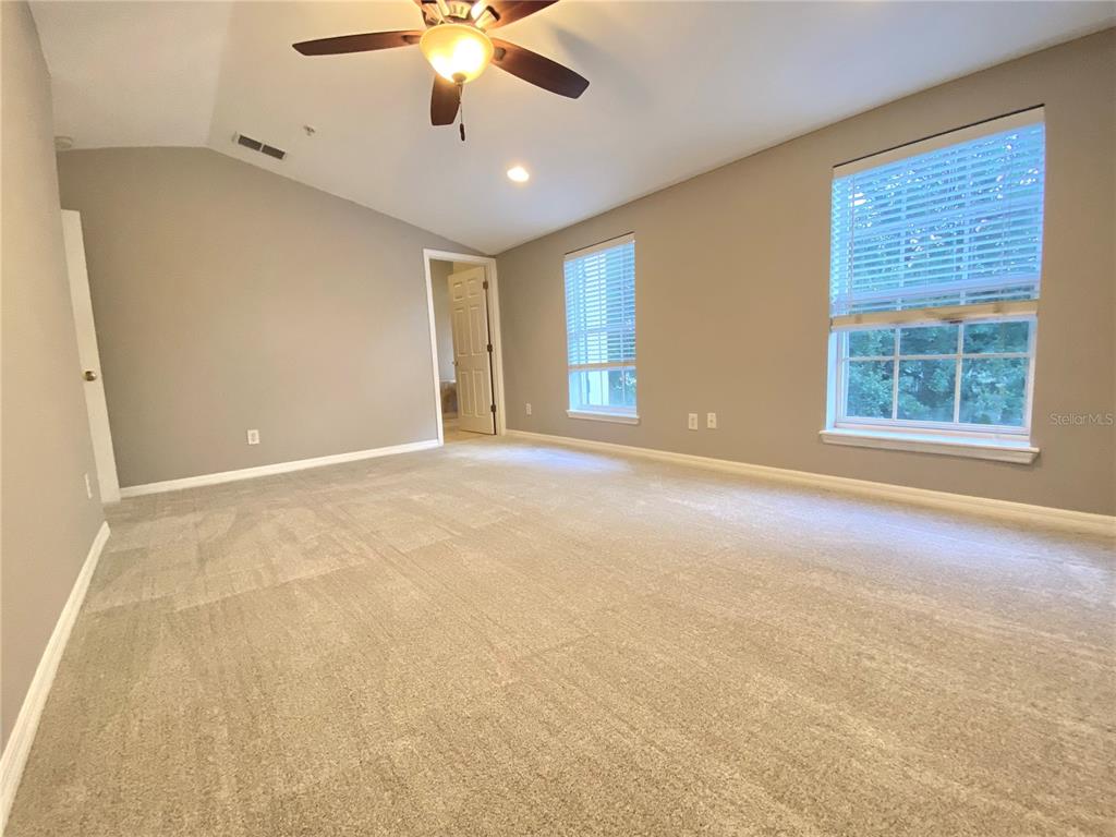 Master Bedroom with new carpet