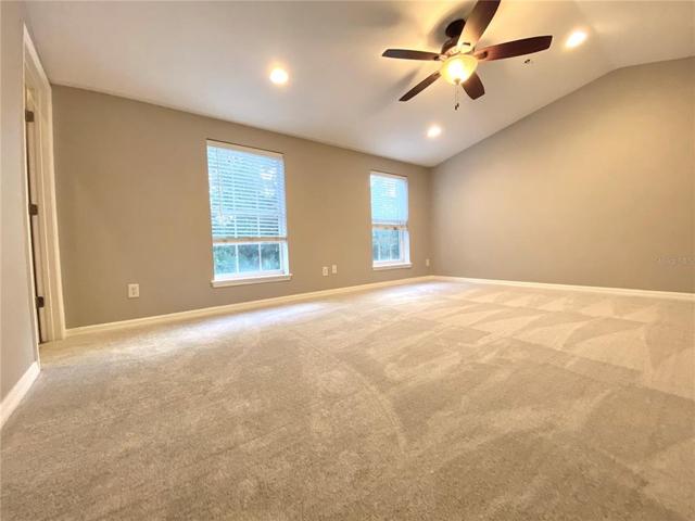 Master bedroom with new carpet