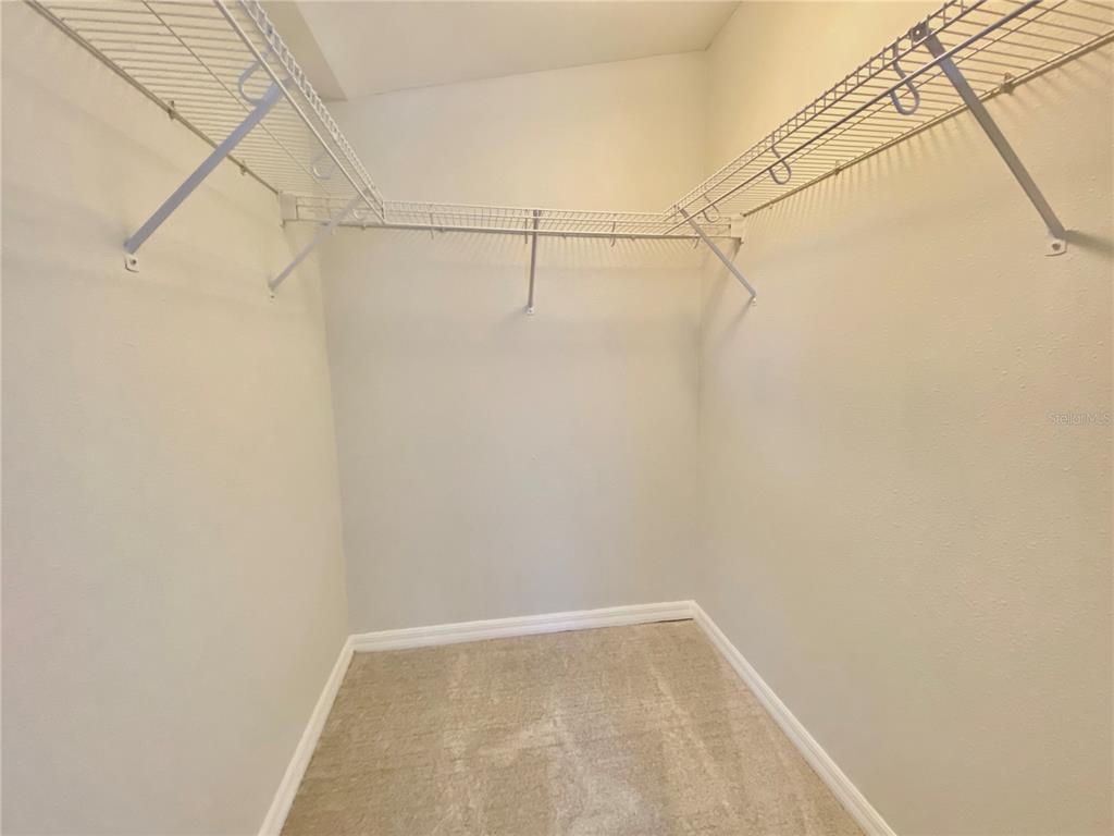 Third bedroom walk in closet