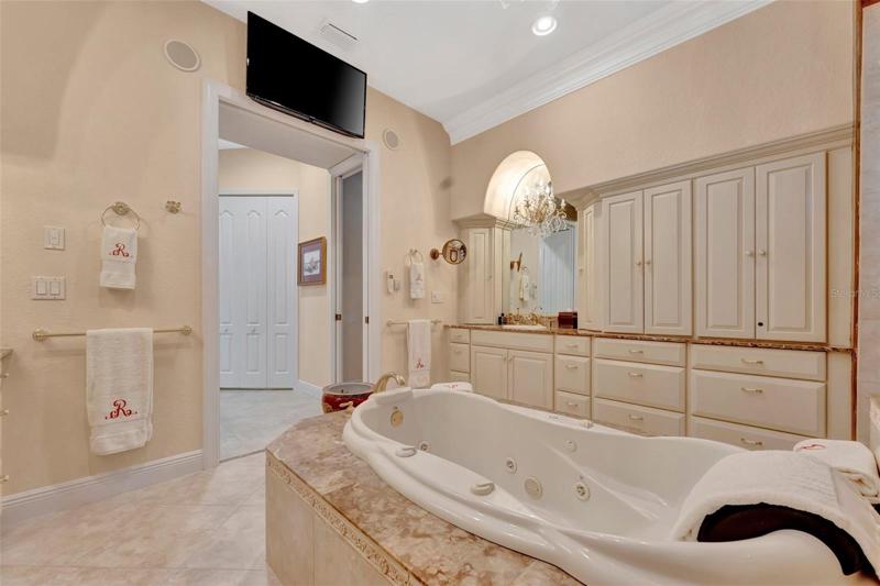 Master Bath TV