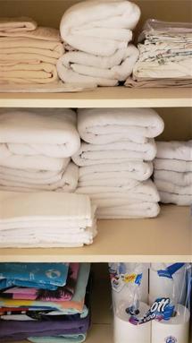 All towels and linens are included 