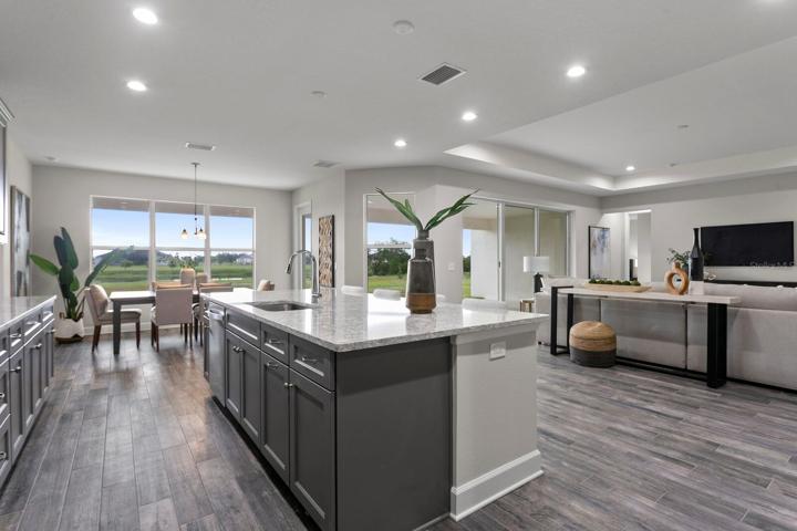Kitchen Open to Great Room and Dining
