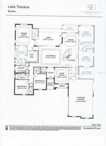 Burano Sample Floor Plan
