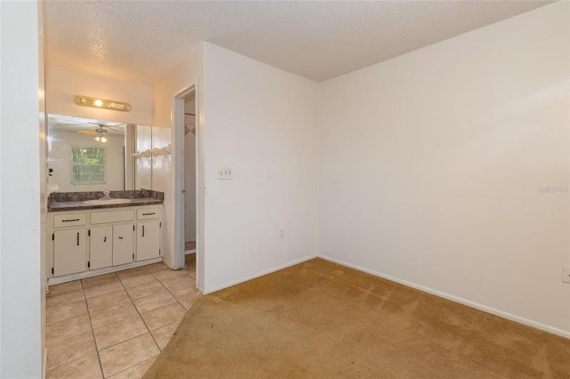 Master bathrrom vanity area