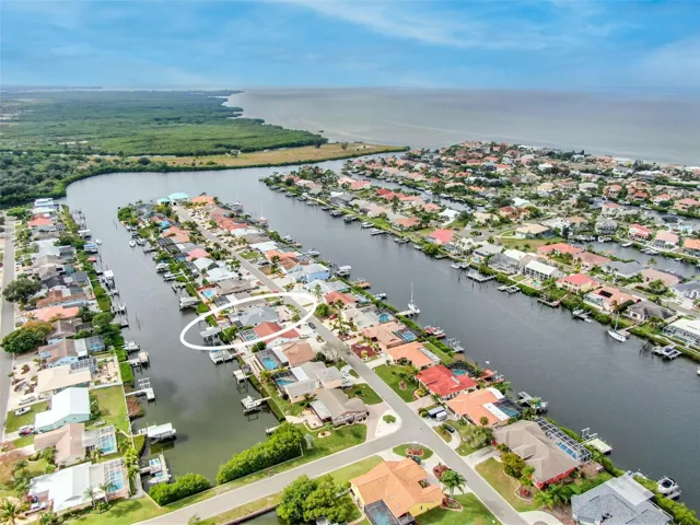 One turn and you're out in Tampa Bay!