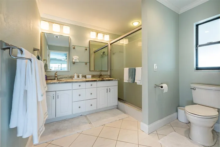 Dual sinks in Master Bath.