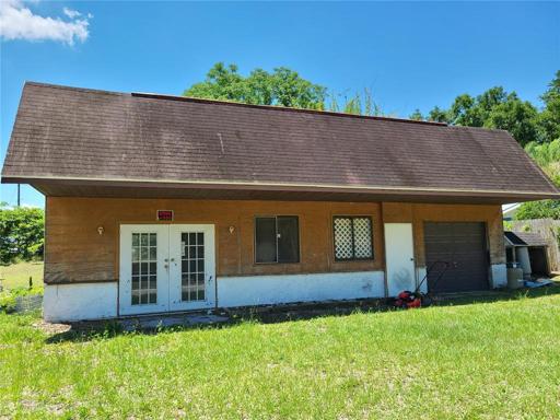 Detached Building behind house