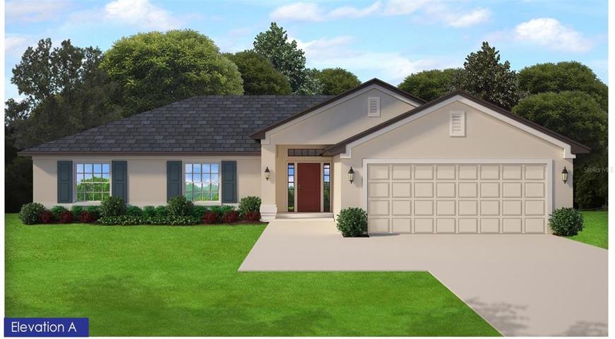 1755 A elevation image. *Home is still under construction*