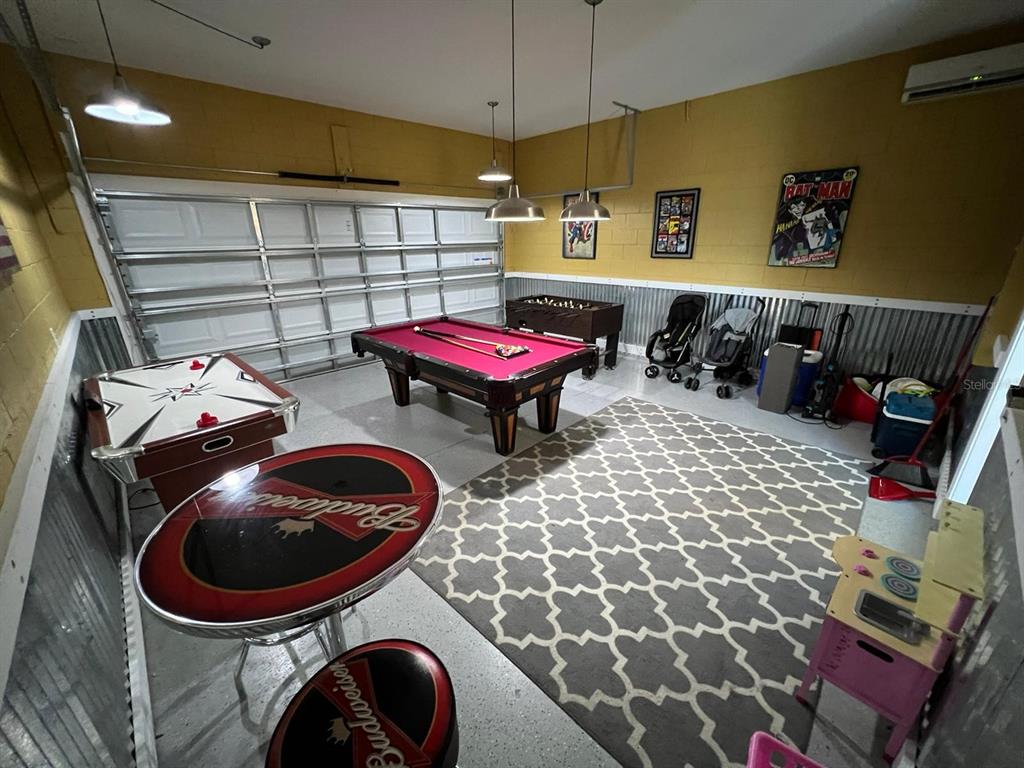 Garage - Game room.
