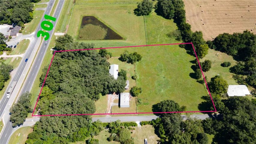 Aerial view of 3.88 acres