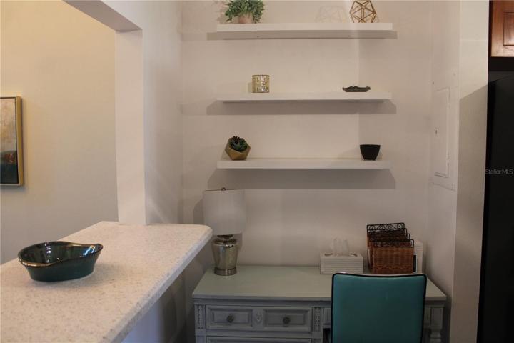 Work station in kitchen