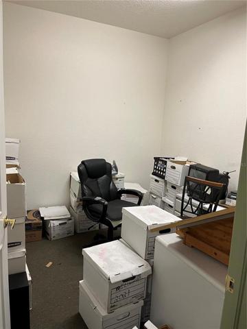 Upstairs office/storage