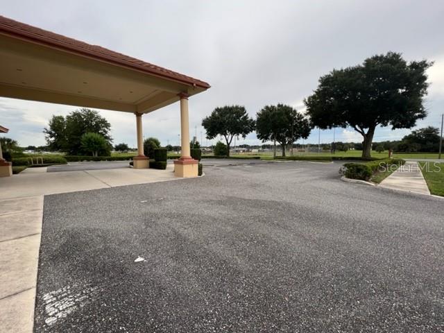Front parking lot area.