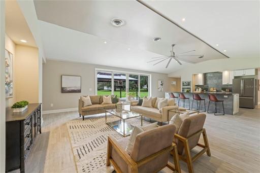 Living/Dining/Kitchen Combo