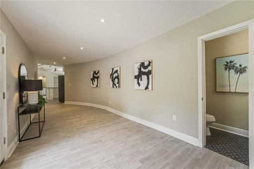 Main Foyer Hall to Kitchen
