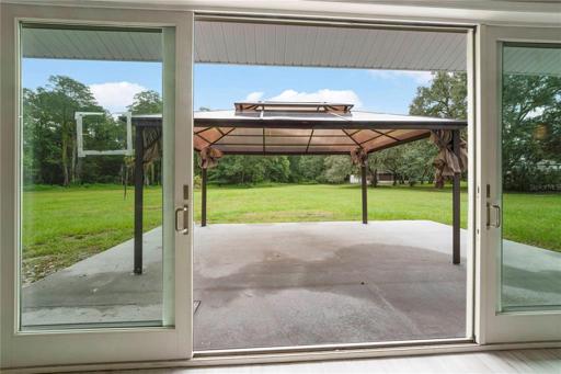 Gazebo Patio from Dining Room