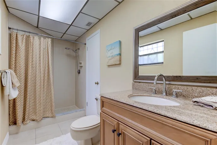 Bath Room #3; Door Leads to Garage