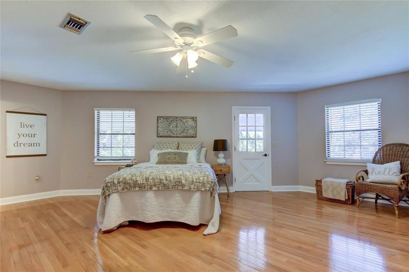 Master Bedroom; Door Leads to Balcony