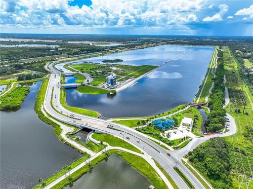 Aerial View of Benderson Park located about 1 MI from subject property.
