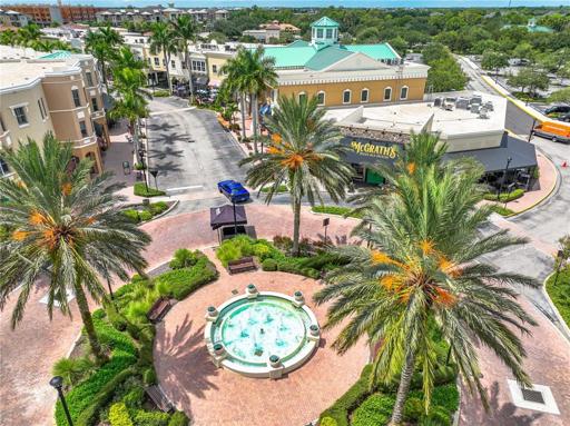 Aerial of shops at Downtown Lakewood Ranch