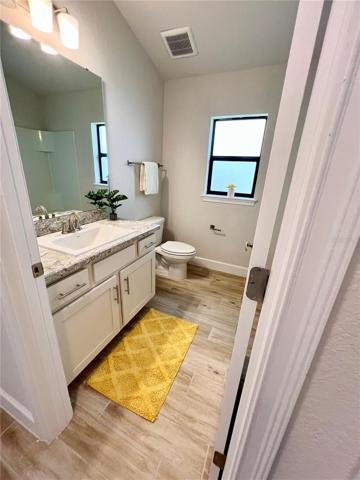 Adorable guest bath