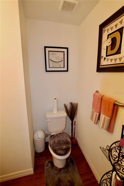 1/2 Bath on 1st Floor