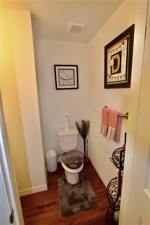 1/2 Bath on First Floor