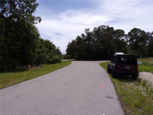 Facing South looking down Redwood Rd