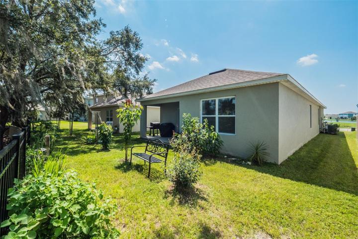 Back of the property