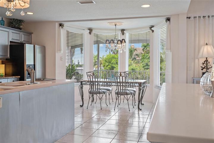 Casual dining area in kitchen