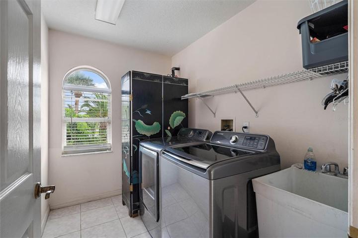 Laundry room - upstairs where you need it to be.