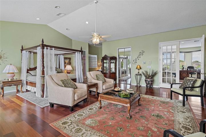 Master bedroom suite