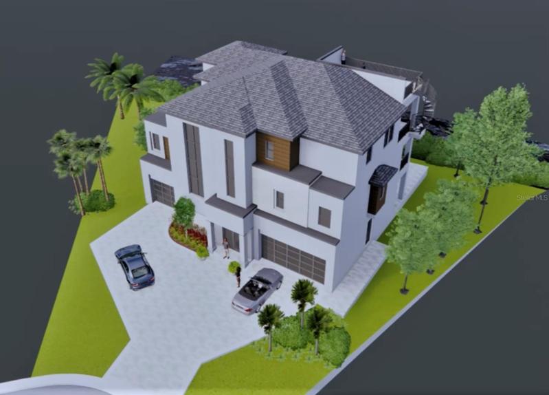 Rendering of proposed home.
