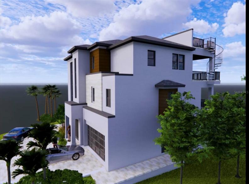 Rendering of a proposed home.